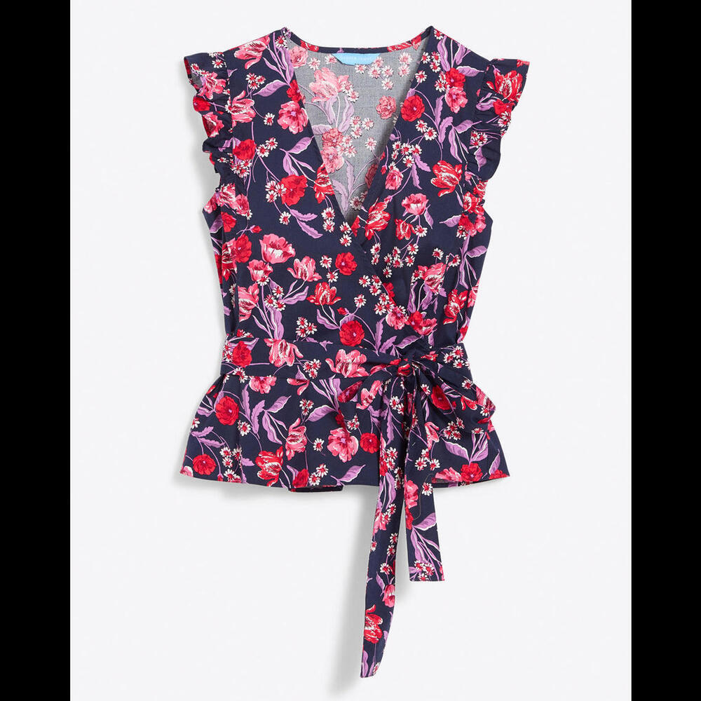 Draper James Reba Wrap Top